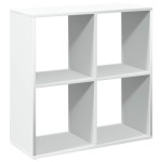 vidaXL Bibliotecă/separator cameră alb 69,5x29x69,5 cm lemn prelucrat vidaXL Bibliotecă/separator cameră alb 69,5x29x69,5 cm lemn prelucrat