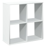 vidaXL Bibliotecă/separator cameră alb 69,5x29x69,5 cm lemn prelucrat vidaXL Bibliotecă/separator cameră alb 69,5x29x69,5 cm lemn prelucrat