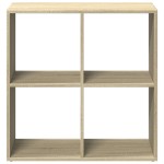 vidaXL Bibliotecă/separator cameră stejar sonoma 69,5x29x69,5 cm lemn