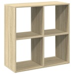 vidaXL Bibliotecă/separator cameră stejar sonoma 69,5x29x69,5 cm lemn