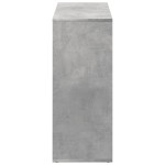 vidaXL Bibliotecă/separator cameră gri beton 69,5x29x69,5 cm lemn