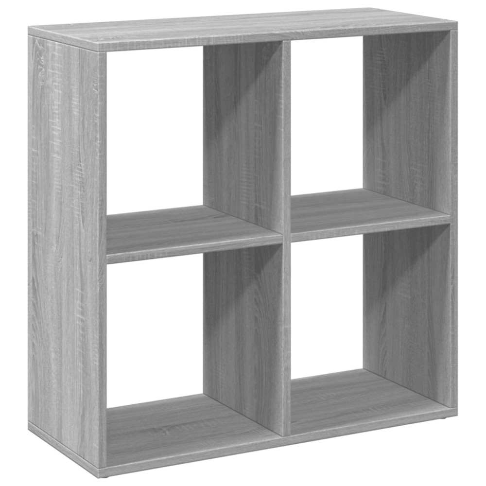 vidaXL Bibliotecă/separator cameră gri sonoma 69,5x29x69,5 cm lemn