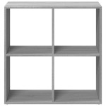 vidaXL Bibliotecă/separator cameră gri sonoma 69,5x29x69,5 cm lemn vidaXL Bibliotecă/separator cameră gri sonoma 69,5x29x69,5 cm lemn