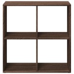 vidaXL Bibliotecă/separator cameră stejar maro 69,5x29x69,5 cm lemn