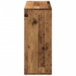 vidaXL Bibliotecă/separator cameră lemn vechi 69,5x29x69,5 cm lemn