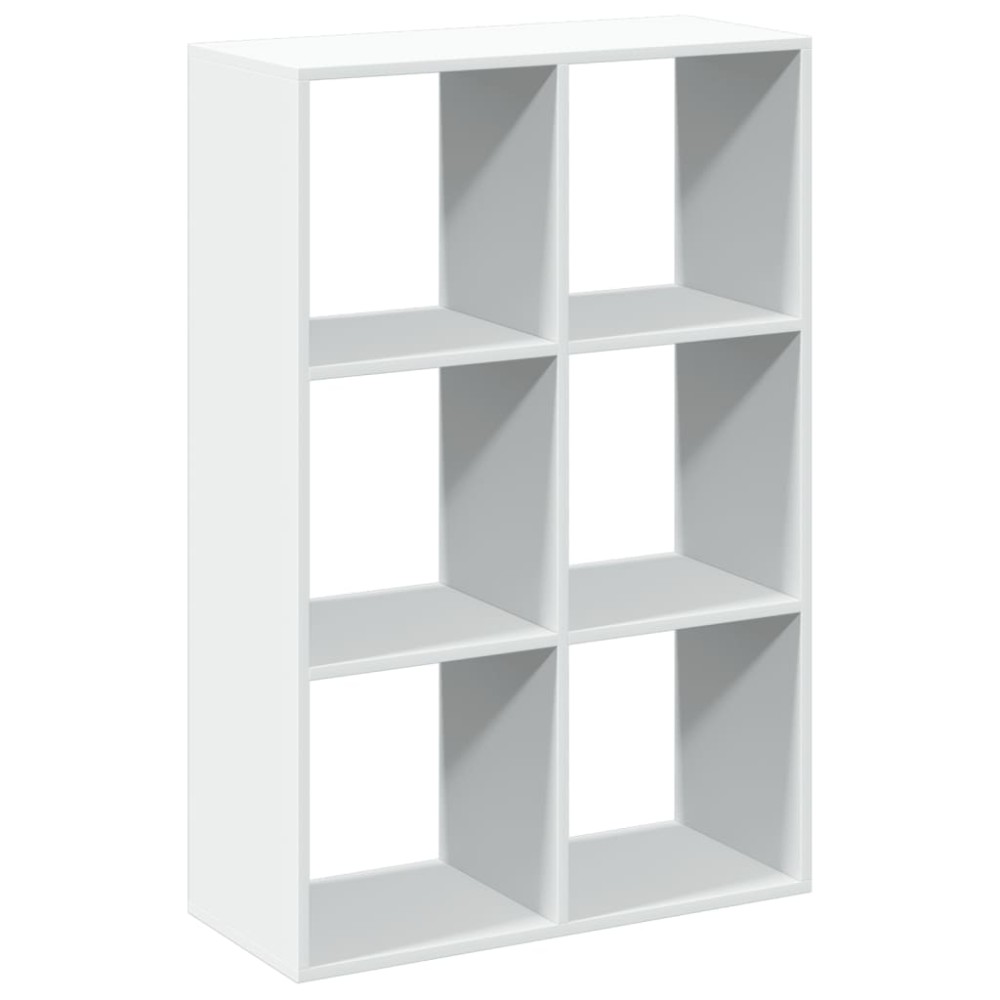 vidaXL Bibliotecă/separator cameră alb 69,5x29x103,5 cm lemn prelucrat