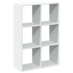 vidaXL Bibliotecă/separator cameră alb 69,5x29x103,5 cm lemn prelucrat