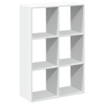 vidaXL Bibliotecă/separator cameră alb 69,5x29x103,5 cm lemn prelucrat