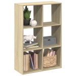 vidaXL Bibliotecă/separator cameră stejar sonoma 69,5x29x103,5 cm lemn vidaXL Bibliotecă/separator cameră stejar sonoma 69,5x29x103,5 cm lemn
