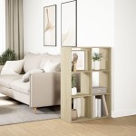 vidaXL Bibliotecă/separator cameră stejar sonoma 69,5x29x103,5 cm lemn vidaXL Bibliotecă/separator cameră stejar sonoma 69,5x29x103,5 cm lemn