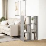 vidaXL Bibliotecă/separator cameră gri beton 69,5x29x103,5 cm lemn vidaXL Bibliotecă/separator cameră gri beton 69,5x29x103,5 cm lemn
