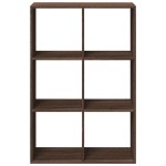 vidaXL Bibliotecă/separator cameră stejar maro 69,5x29x103,5 cm lemn