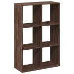 vidaXL Bibliotecă/separator cameră stejar maro 69,5x29x103,5 cm lemn