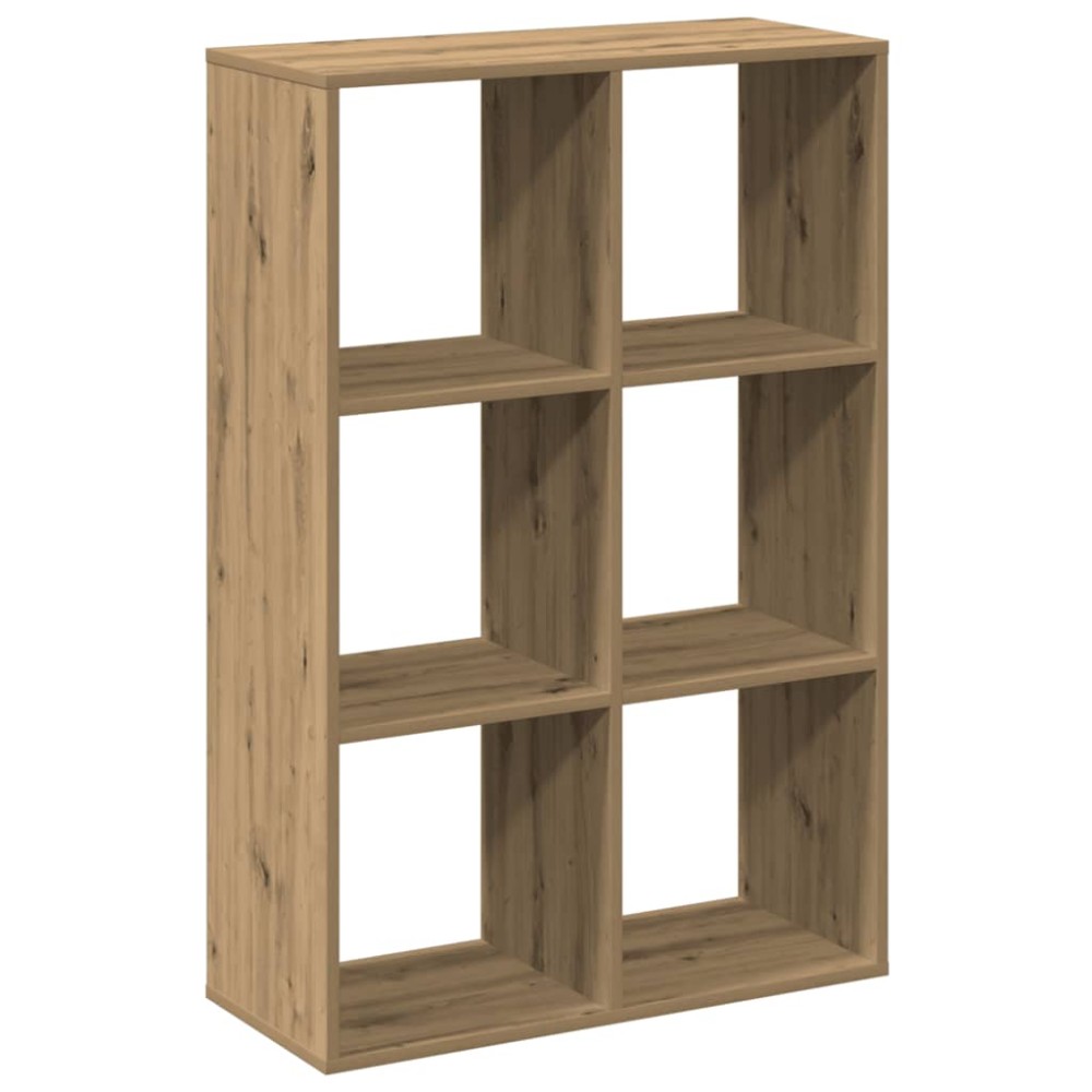 vidaXL Bibliotecă/separator, stejar artizanal, 69,5x29x103,5 cm, lemn