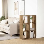 vidaXL Bibliotecă/separator, stejar artizanal, 69,5x29x103,5 cm, lemn vidaXL Bibliotecă/separator, stejar artizanal, 69,5x29x103,5 cm, lemn