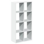 vidaXL Bibliotecă/separator cameră alb 69,5x29x137,5 cm lemn prelucrat