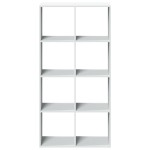 vidaXL Bibliotecă/separator cameră alb 69,5x29x137,5 cm lemn prelucrat