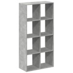 vidaXL Bibliotecă/separator cameră gri beton 69,5x29x137,5 cm lemn vidaXL Bibliotecă/separator cameră gri beton 69,5x29x137,5 cm lemn