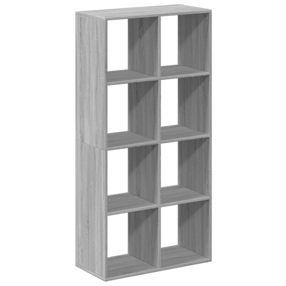 vidaXL Bibliotecă/separator cameră gri sonoma 69,5x29x137,5 cm lemn