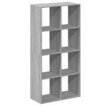 vidaXL Bibliotecă/separator cameră gri sonoma 69,5x29x137,5 cm lemn vidaXL Bibliotecă/separator cameră gri sonoma 69,5x29x137,5 cm lemn
