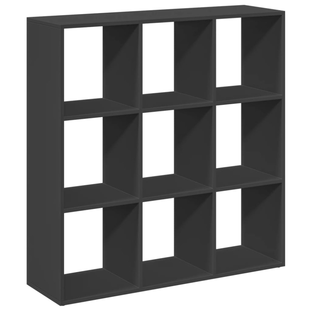 vidaXL Bibliotecă/separator cameră negru 102x29x103,5 cm lemn
