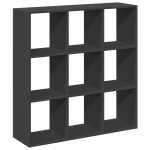 vidaXL Bibliotecă/separator cameră negru 102x29x103,5 cm lemn