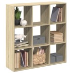 vidaXL Bibliotecă/separator cameră stejar sonoma 102x29x103,5 cm lemn vidaXL Bibliotecă/separator cameră stejar sonoma 102x29x103,5 cm lemn