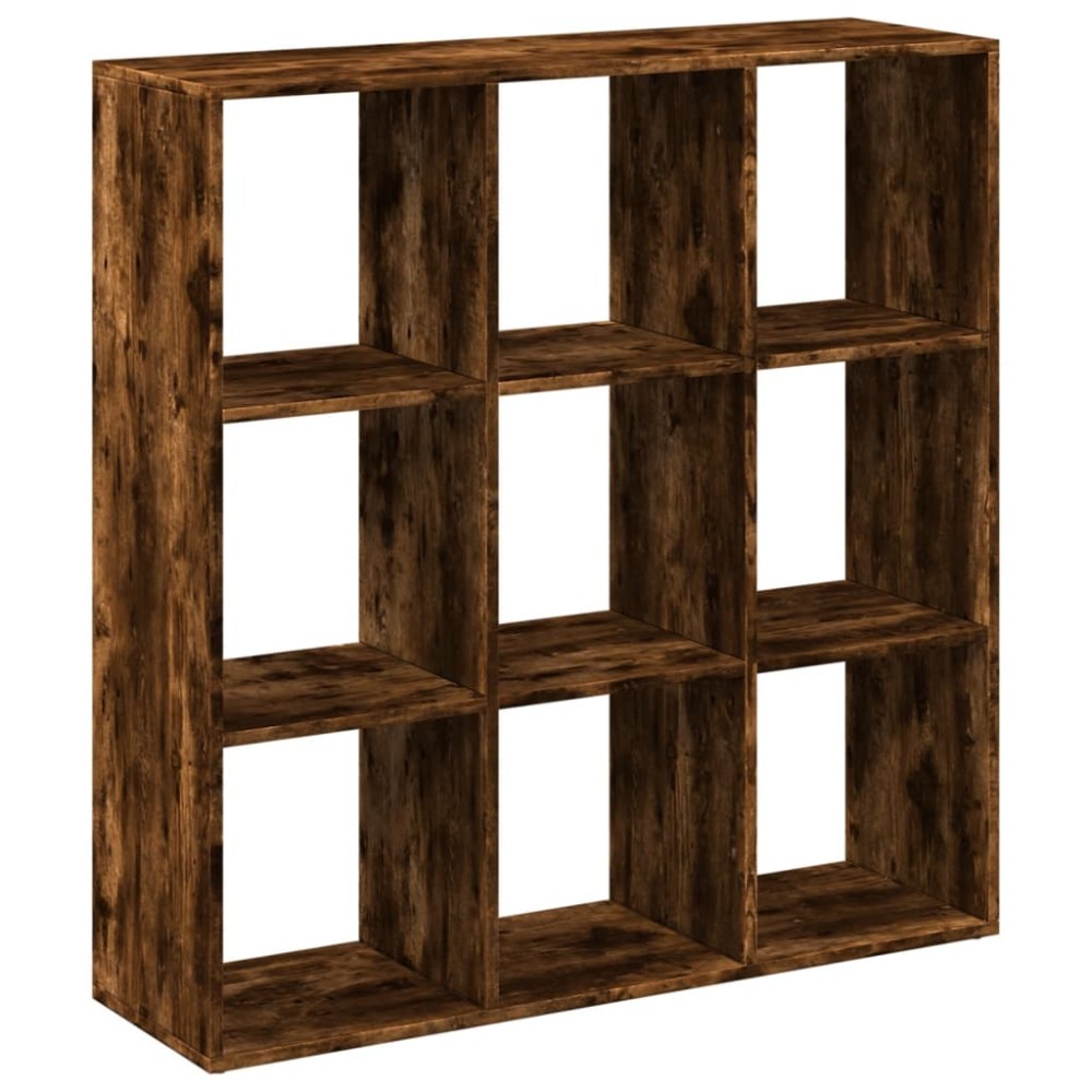 vidaXL Bibliotecă/separator cameră stejar fumuriu 102x29x103,5 cm lemn