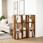 vidaXL Bibliotecă/separator cameră lemn vechi 102x29x103,5 cm lemn