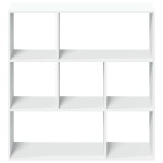 vidaXL Bibliotecă/separator cameră alb 102x29x103,5 cm lemn prelucrat