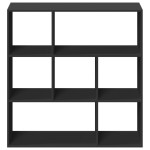 vidaXL Bibliotecă/separator cameră negru 102x29x103,5 cm lemn