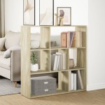 vidaXL Bibliotecă/separator cameră stejar sonoma 102x29x103,5 cm lemn