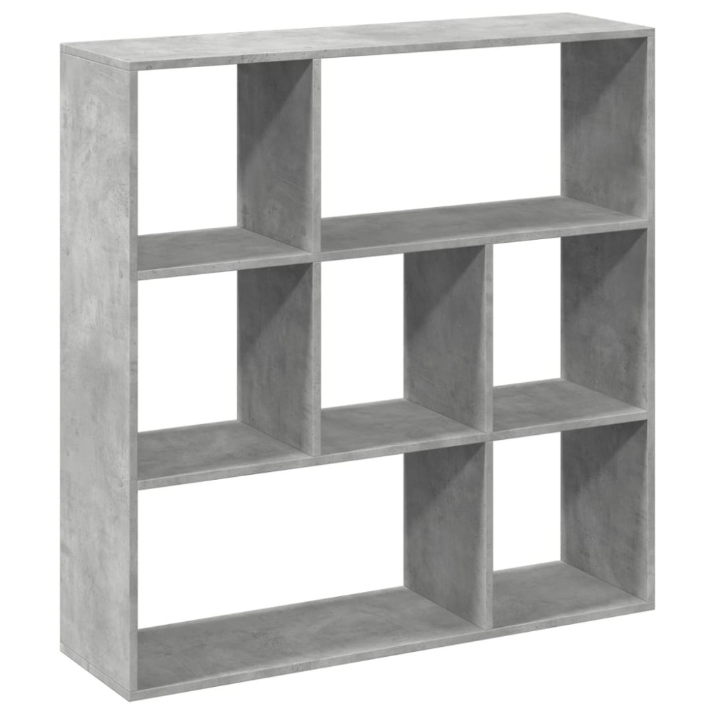 vidaXL Bibliotecă/separator cameră gri beton 102x29x103,5 cm lemn