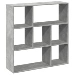 vidaXL Bibliotecă/separator cameră gri beton 102x29x103,5 cm lemn vidaXL Bibliotecă/separator cameră gri beton 102x29x103,5 cm lemn