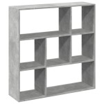 vidaXL Bibliotecă/separator cameră gri beton 102x29x103,5 cm lemn vidaXL Bibliotecă/separator cameră gri beton 102x29x103,5 cm lemn