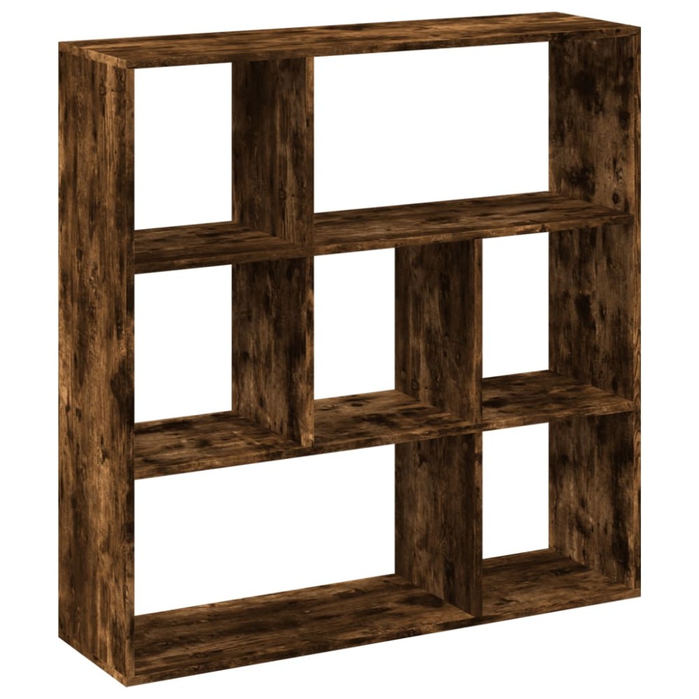 vidaXL Bibliotecă/separator cameră stejar fumuriu 102x29x103,5 cm lemn