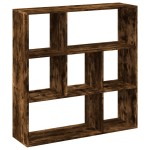 vidaXL Bibliotecă/separator cameră stejar fumuriu 102x29x103,5 cm lemn vidaXL Bibliotecă/separator cameră stejar fumuriu 102x29x103,5 cm lemn