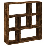 vidaXL Bibliotecă/separator cameră stejar fumuriu 102x29x103,5 cm lemn vidaXL Bibliotecă/separator cameră stejar fumuriu 102x29x103,5 cm lemn
