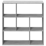 vidaXL Bibliotecă/separator cameră gri sonoma 102x29x103,5 cm lemn vidaXL Bibliotecă/separator cameră gri sonoma 102x29x103,5 cm lemn