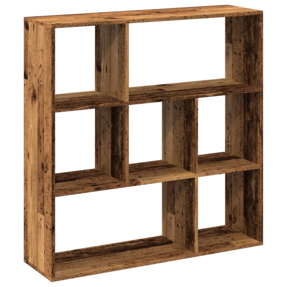 vidaXL Bibliotecă/separator cameră lemn vechi 102x29x103,5 cm lemn