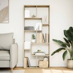 vidaXL Bibliotecă/separator cameră stejar sonoma 67x25x161,5 cm lemn vidaXL Bibliotecă/separator cameră stejar sonoma 67x25x161,5 cm lemn
