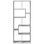 vidaXL Bibliotecă/separator cameră gri sonoma 67x25x161,5 cm lemn vidaXL Bibliotecă/separator cameră gri sonoma 67x25x161,5 cm lemn