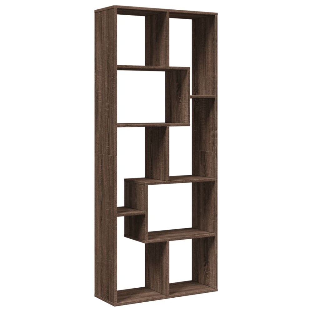 vidaXL Bibliotecă/separator cameră stejar maro 67x25x161,5 cm lemn