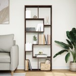 vidaXL Bibliotecă/separator cameră stejar maro 67x25x161,5 cm lemn