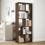 vidaXL Bibliotecă/separator cameră stejar maro 67x25x161,5 cm lemn