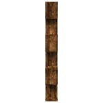 vidaXL Bibliotecă/separator 6 niveluri stejar fumuriu 70x24x193cm lemn vidaXL Bibliotecă/separator 6 niveluri stejar fumuriu 70x24x193cm lemn