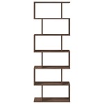 vidaXL Bibliotecă/separator 6 niveluri stejar maro 70x24x193 cm lemn