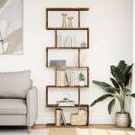 vidaXL Bibliotecă/separator 6 niveluri lemn vechi 70x24x193 cm lemn vidaXL Bibliotecă/separator 6 niveluri lemn vechi 70x24x193 cm lemn