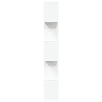 vidaXL Bibliotecă/separator cameră 5 niveluri, alb, 70x24x161 cm, lemn