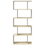 vidaXL Bibliotecă/separator 5 niveluri stejar sonoma 70x24x161 cm lemn vidaXL Bibliotecă/separator 5 niveluri stejar sonoma 70x24x161 cm lemn